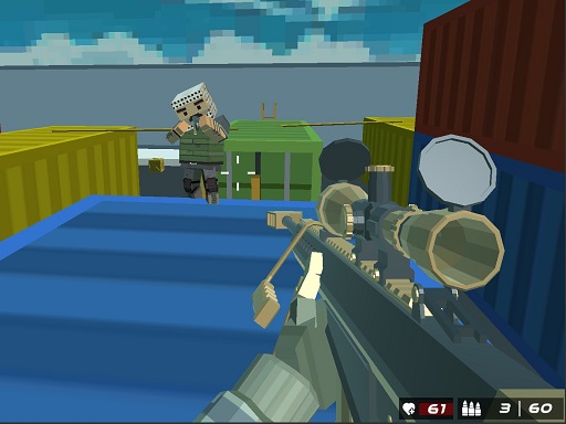 Shooting Blocky Combat Swat GunGame Survival cover