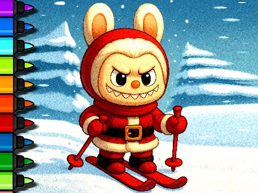 Easy Coloring Labubu Time cover